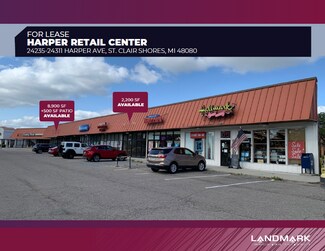 Plus de détails pour 24235-24311 Harper Ave, Saint Clair Shores, MI - Commerce de détail à louer