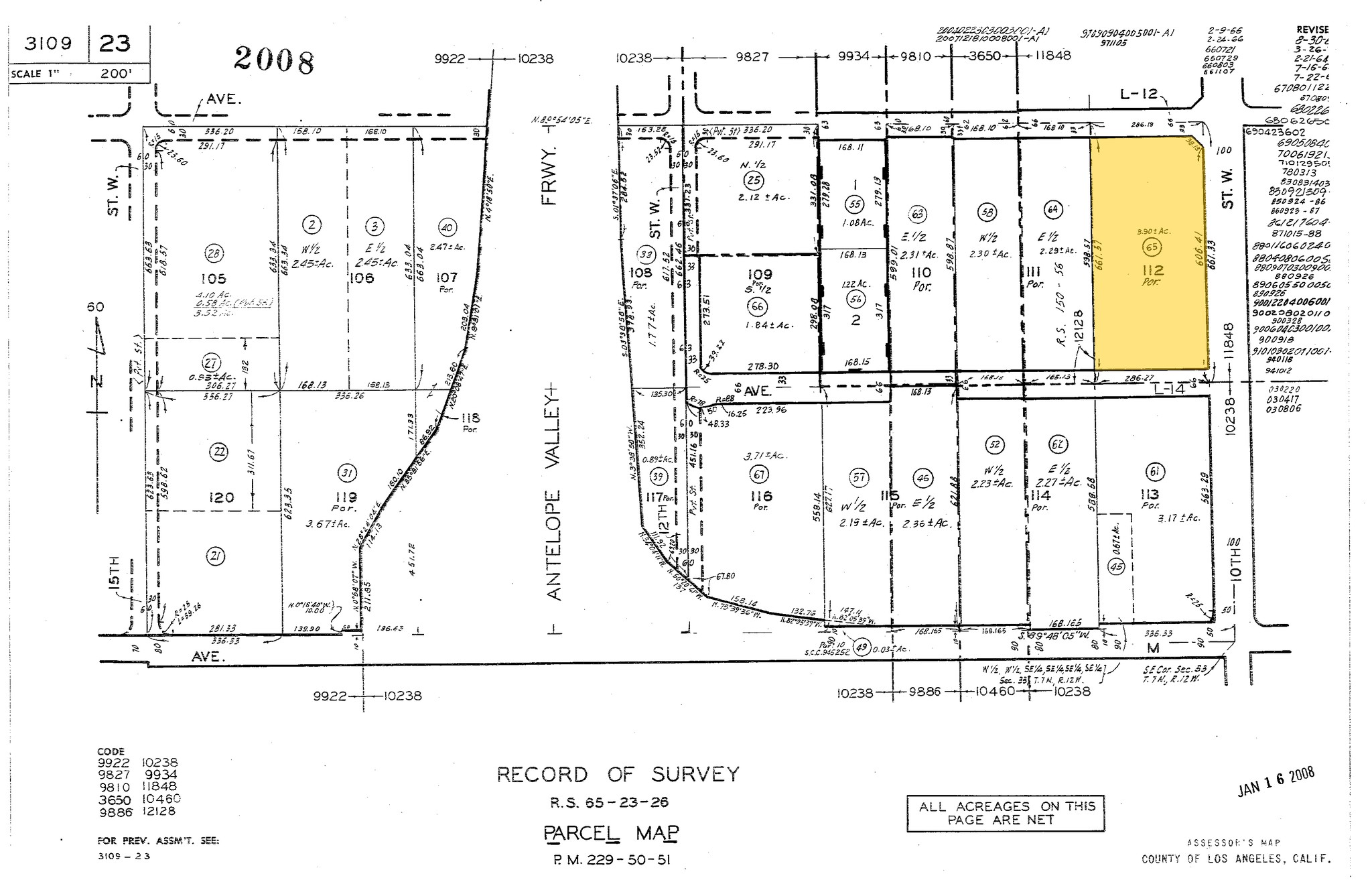 42135 10th St W, Lancaster, CA for sale Plat Map- Image 1 of 1