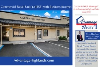 Plus de détails pour 33 Ryant Blvd, Sebring, FL - Bureau à vendre