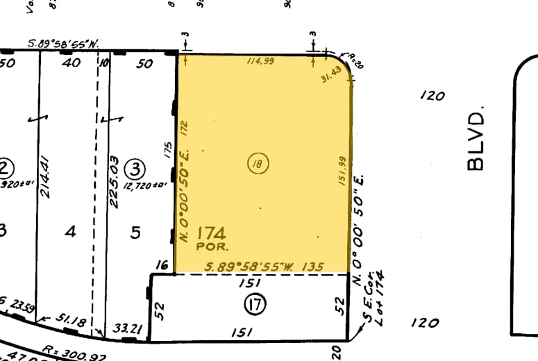 7545 Balboa Blvd, Van Nuys, CA for lease - Plat Map - Image 3 of 4