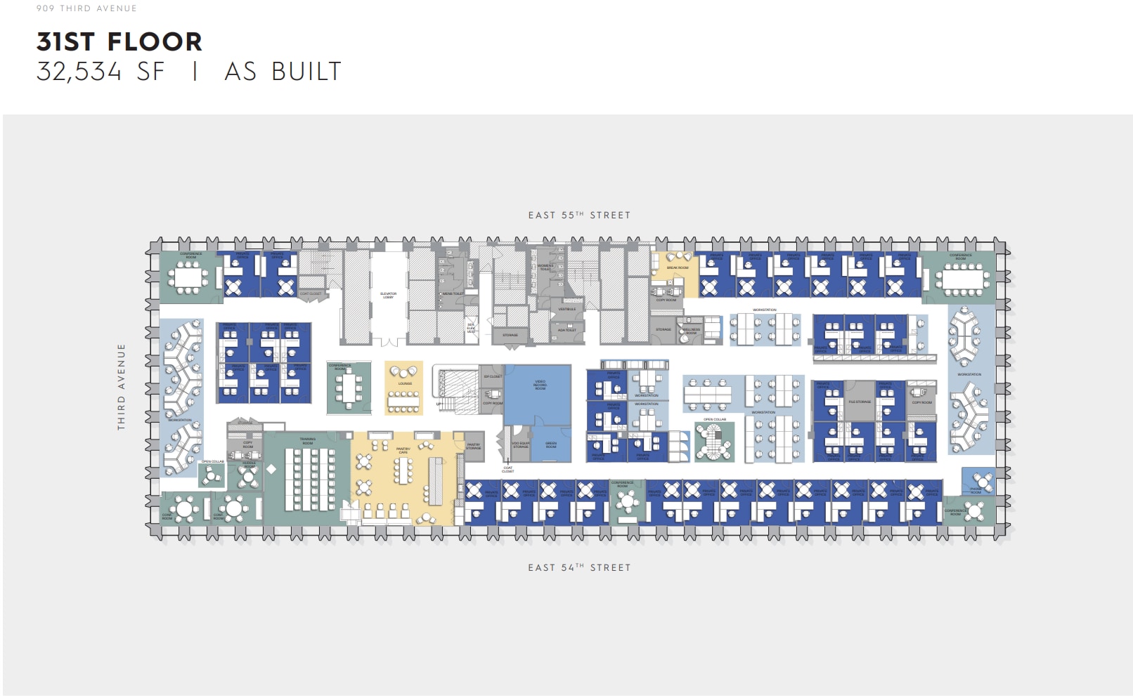 909 Third Ave, New York, NY for lease Floor Plan- Image 1 of 2