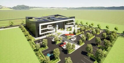 Genas - Aérien  Vue de la carte