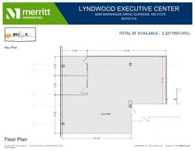 6095 Marshalee Dr, Elkridge, MD for lease Floor Plan- Image 1 of 1