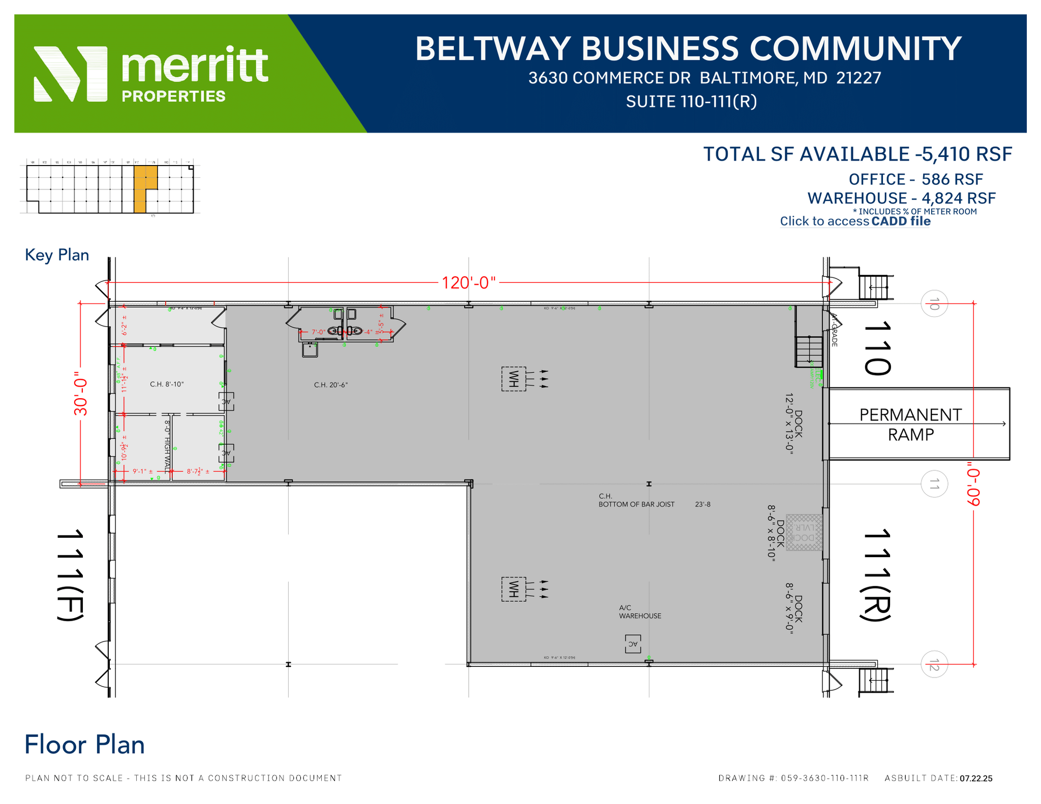 3700 Commerce Dr, Baltimore, MD for lease Floor Plan- Image 1 of 1