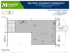 3700 Commerce Dr, Baltimore, MD for lease Floor Plan- Image 1 of 1