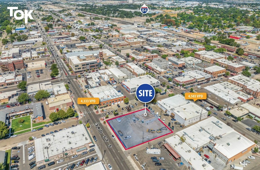 216-224 13th Ave, Nampa, ID for sale - Aerial - Image 2 of 2