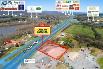 41125 Us Highway 72, Stevenson, AL - Aerial map view
