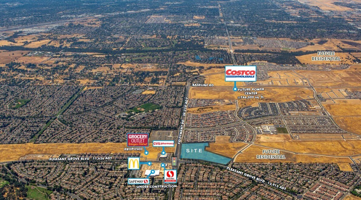SWC Fiddyment & Pleasant Grove, Roseville, CA for lease Primary Photo- Image 1 of 3