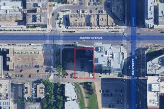 10921 Jasper ave, Edmonton, AB - Aerial  map view