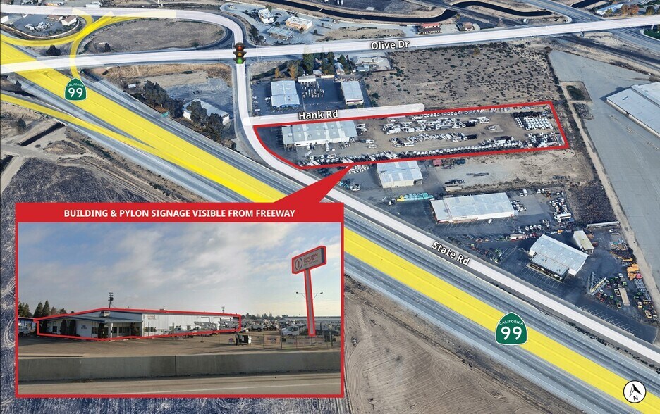 4500 State Rd, Bakersfield, CA à louer - Aérien - Image 3 de 14