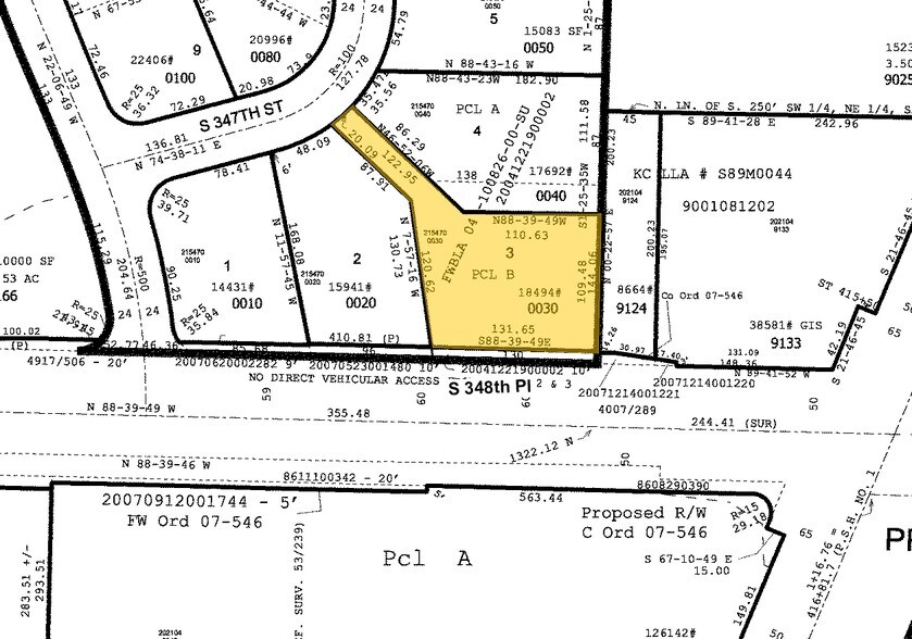 34704 11th Ave S, Federal Way, WA à louer - Plan cadastral - Image 2 de 11