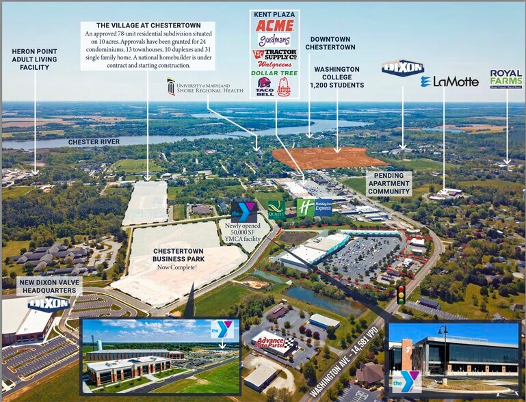 1-21 Washington Sq, Chestertown, MD à louer - Photo du bâtiment - Image 2 de 7