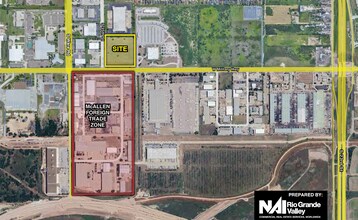 3400 W Military Hwy, McAllen, TX - AERIAL  map view - Image1
