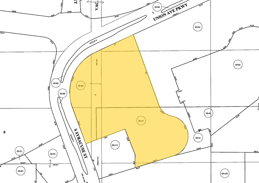 4700 S Syracuse St, Denver, CO à louer - Plan cadastral - Image 2 de 7