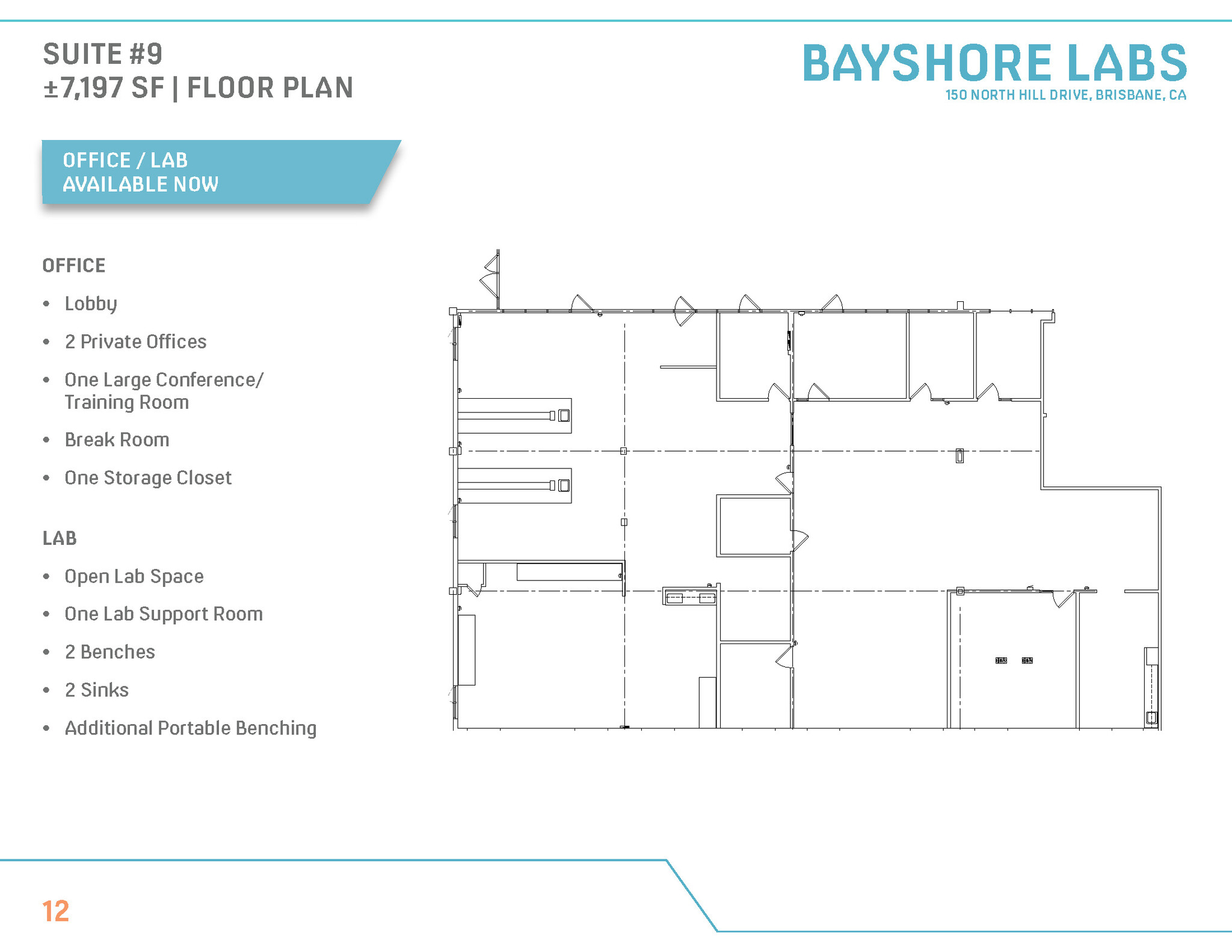 150 N Hill Dr, Brisbane, CA for lease Floor Plan- Image 1 of 1