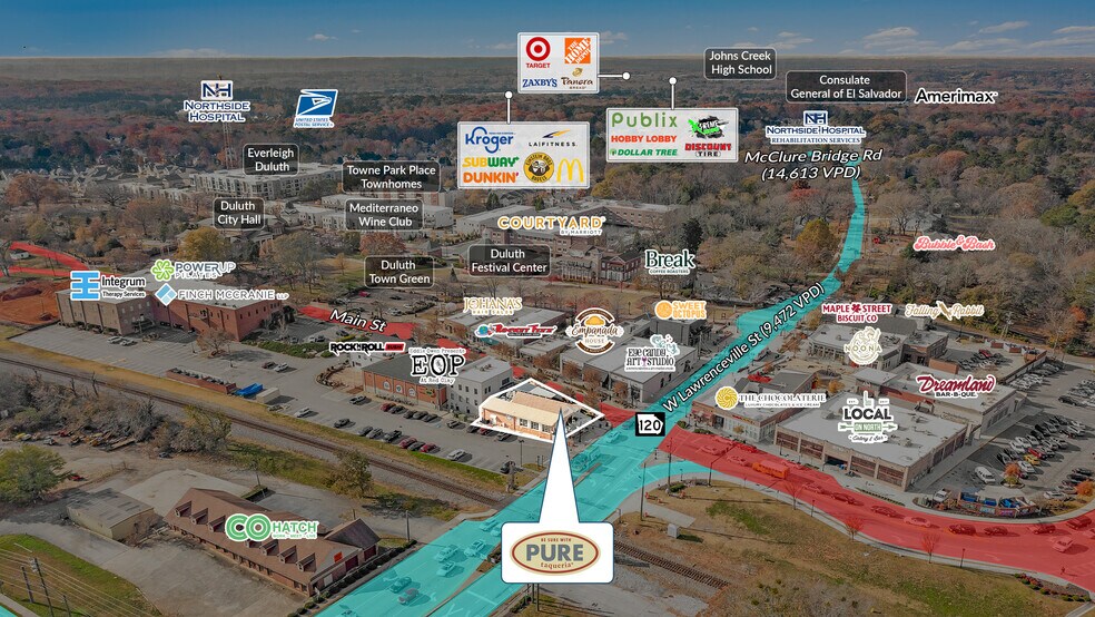 3108 Main St, Duluth, GA à vendre - Photo du bâtiment - Image 2 de 4