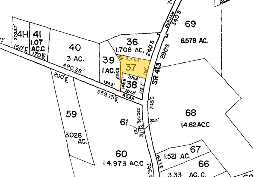 561 Durham Rd, Wrightstown, PA à louer - Plan cadastral - Image 2 de 2