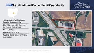 Plus de détails pour 4220 Coonpath Rd, Carroll, OH - Terrain à louer