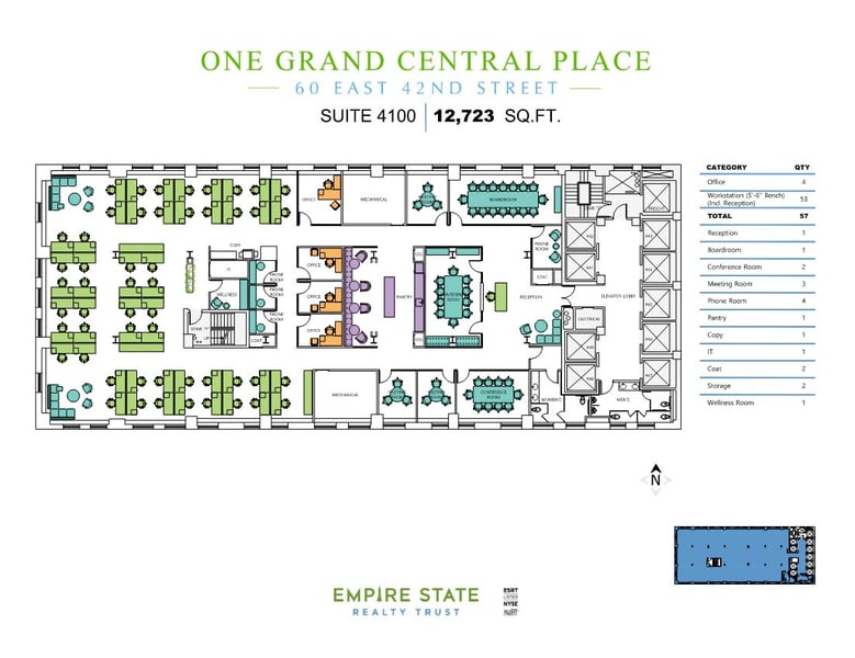60 E 42nd St, New York, NY for lease Floor Plan- Image 1 of 16