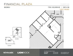 7730 E Belleview Ave, Greenwood Village, CO for lease Floor Plan- Image 1 of 2