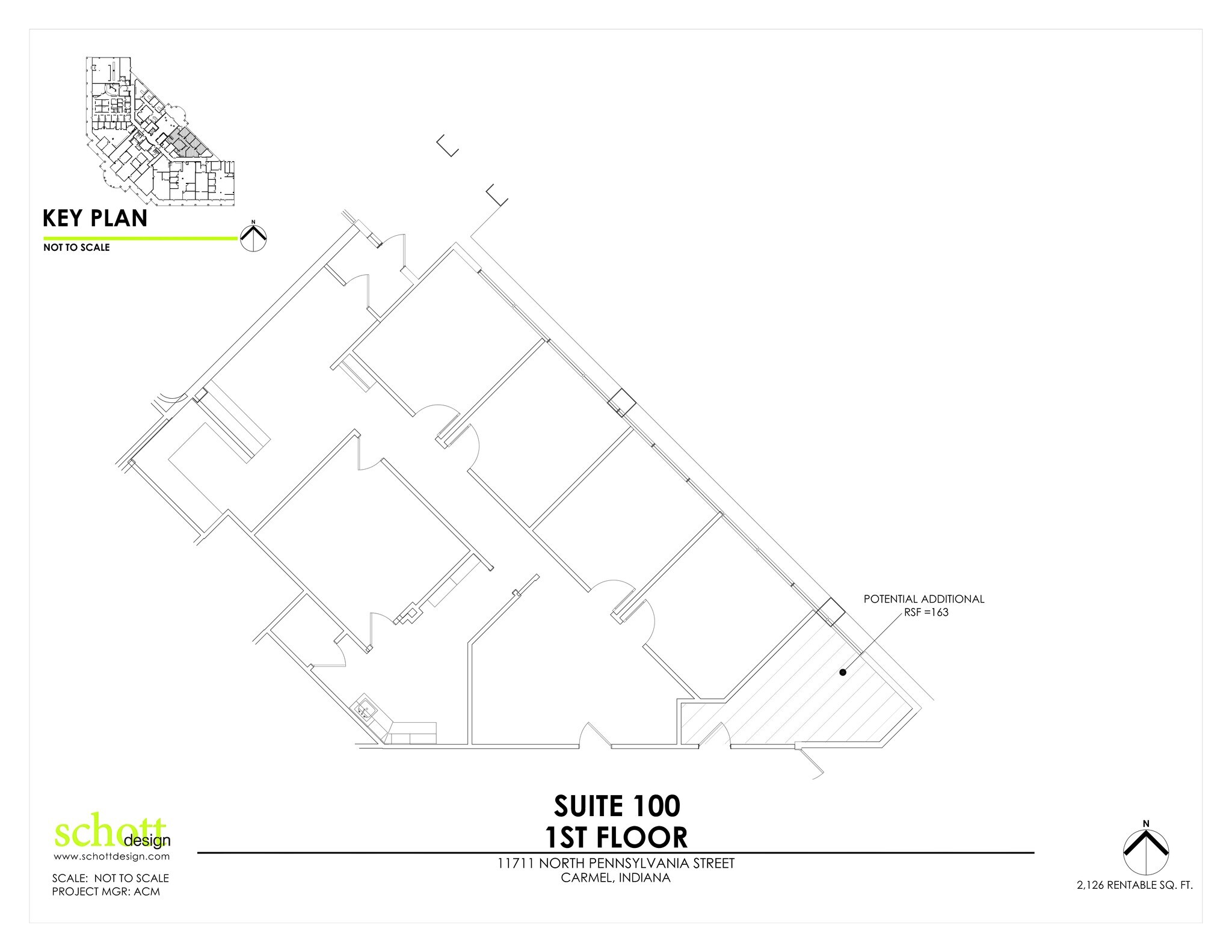 11711 N Pennsylvania St, Carmel, IN for lease Site Plan- Image 1 of 1