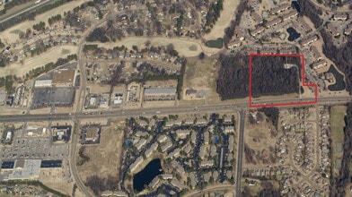 Highway 64, Lakeland, TN - AERIAL  map view