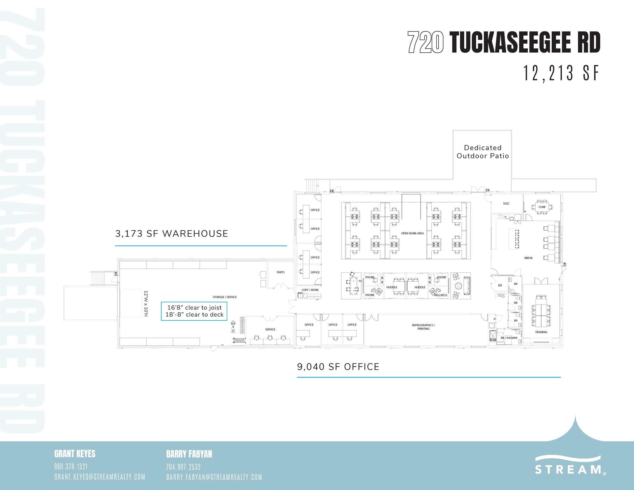 720 Tuckaseegee Rd, Charlotte, NC à louer Plan d’étage- Image 1 de 1