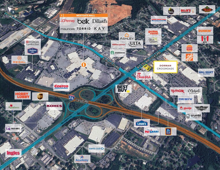 1501 W. O. Ezell Blvd, Spartanburg, SC à vendre - Photo du bâtiment - Image 2 de 13