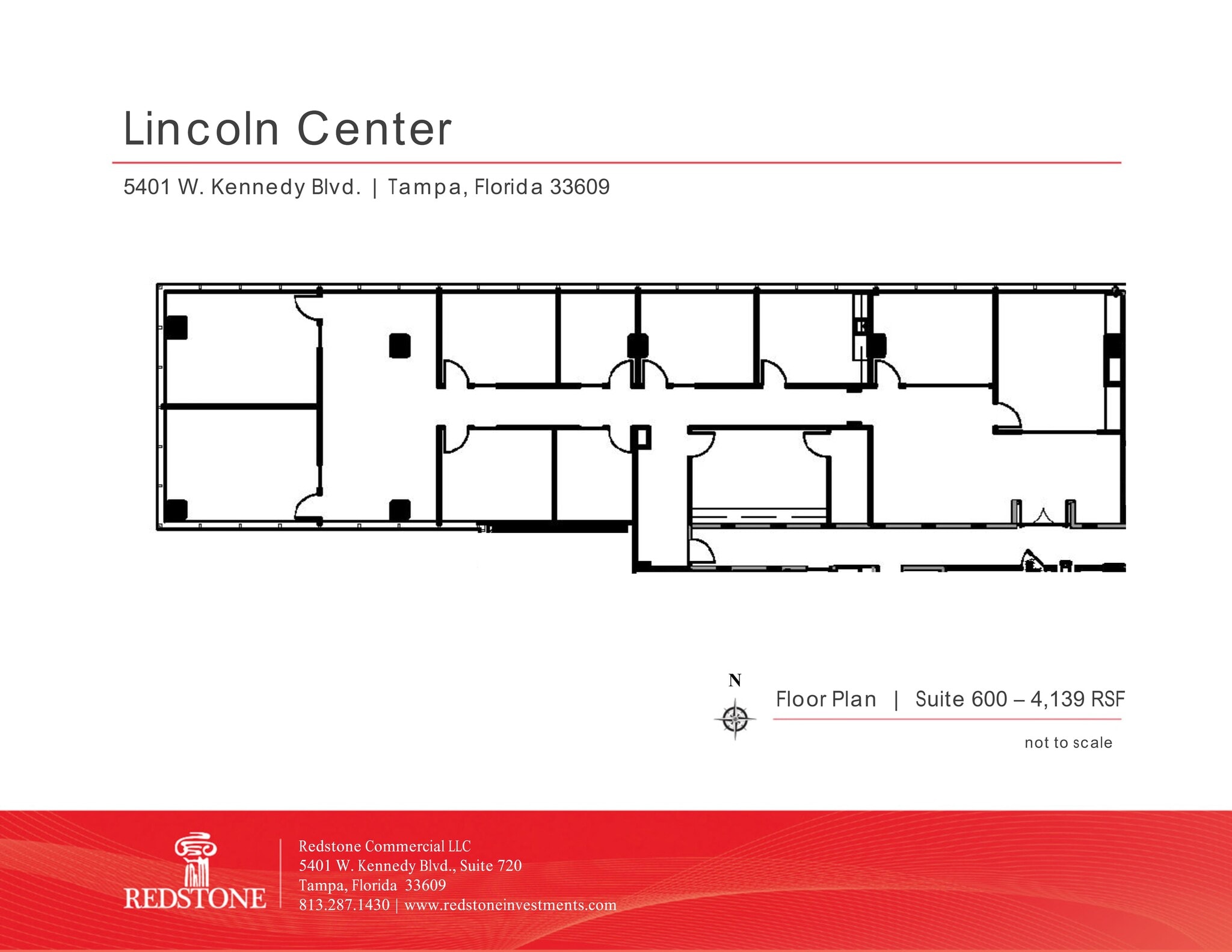 5401 W Kennedy Blvd, Tampa, FL for lease Site Plan- Image 1 of 6
