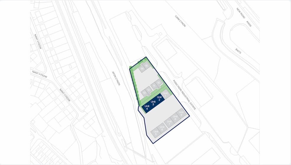 Pontcynon Industrial Estate, Abercynon à louer - Plan de site - Image 3 de 3