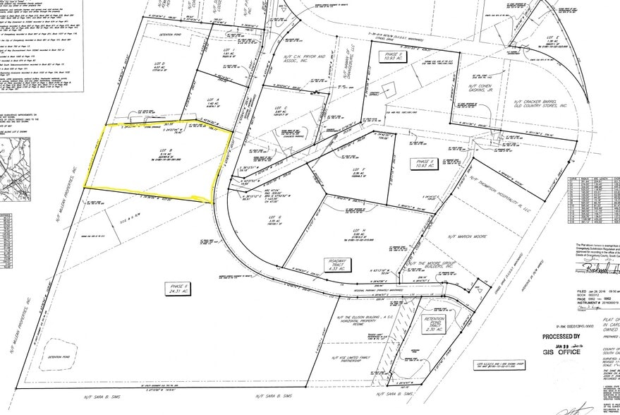 179 Regional Pky, Orangeburg, SC for sale - Plat Map - Image 3 of 7