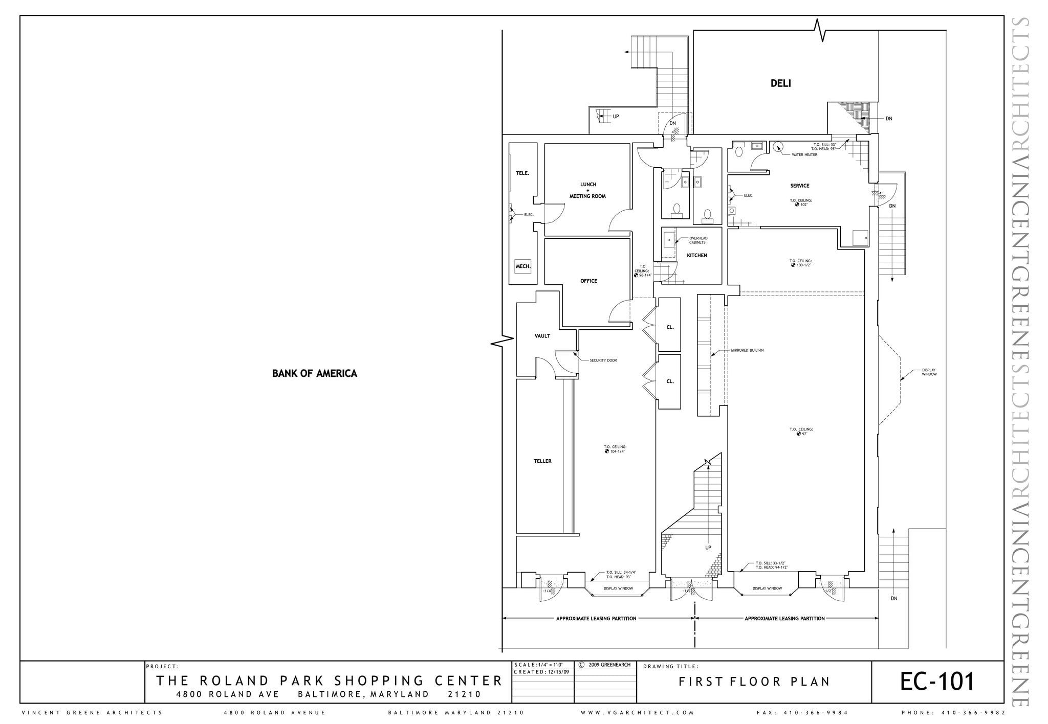4800 Roland Ave, Baltimore, MD for lease Floor Plan- Image 1 of 1