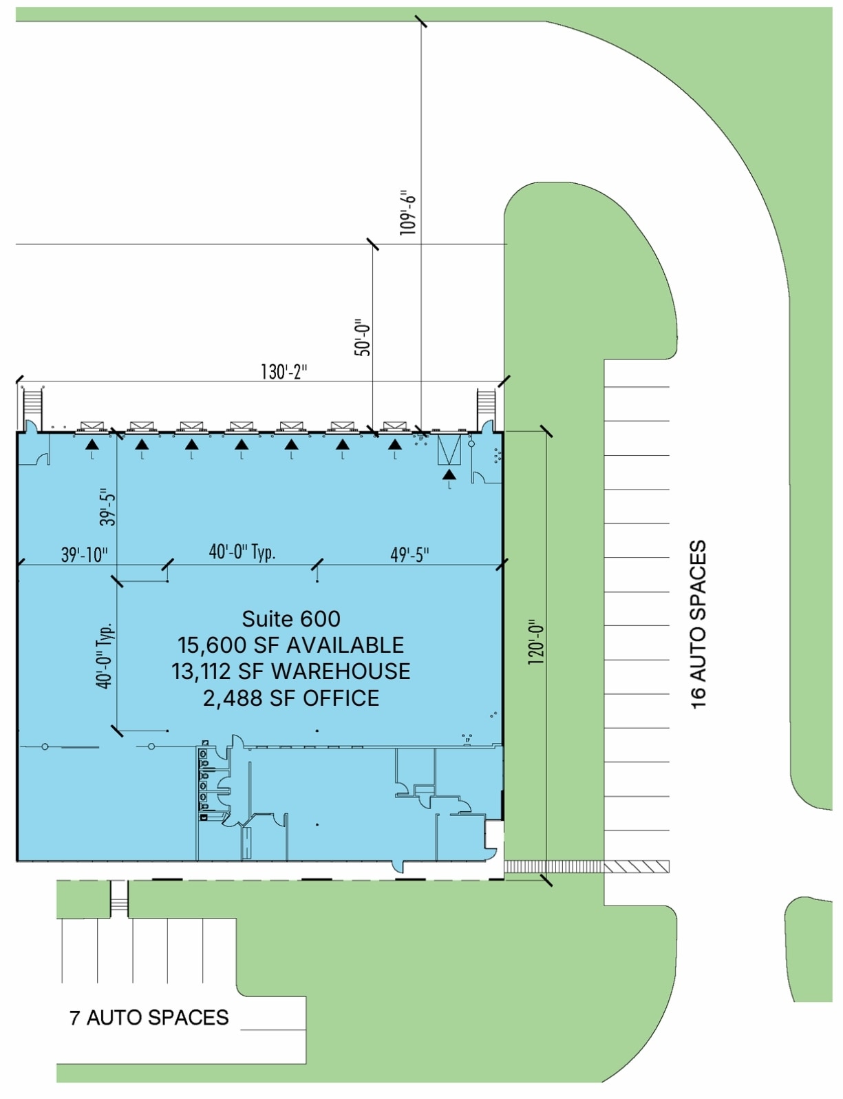 560 Atlanta S Pky, College Park, GA à louer Plan d’étage- Image 1 de 1