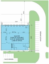 560 Atlanta S Pky, College Park, GA à louer Plan d’étage- Image 1 de 1
