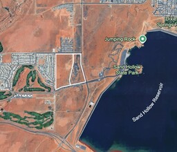 Sand Hollow Pkwy, Hurricane, UT - Aérien Vue de la carte - Image1