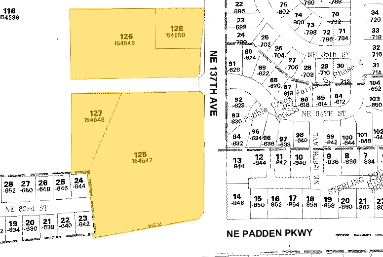 8300 NE 137th Ave, Vancouver, WA for lease - Plat Map - Image 3 of 6