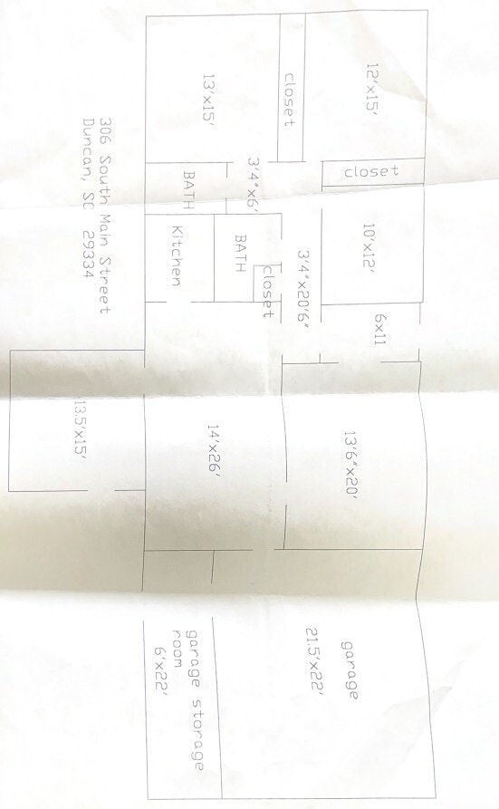 607 Crown Pointe Dr, Duncan, SC for lease Floor Plan- Image 1 of 1