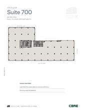 2033 K St NW, Washington, DC à louer Plan d’étage- Image 1 de 1