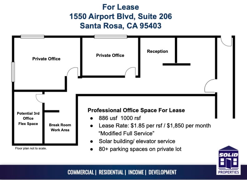 1550 Airport Blvd, Santa Rosa, CA for lease Interior Photo- Image 1 of 1