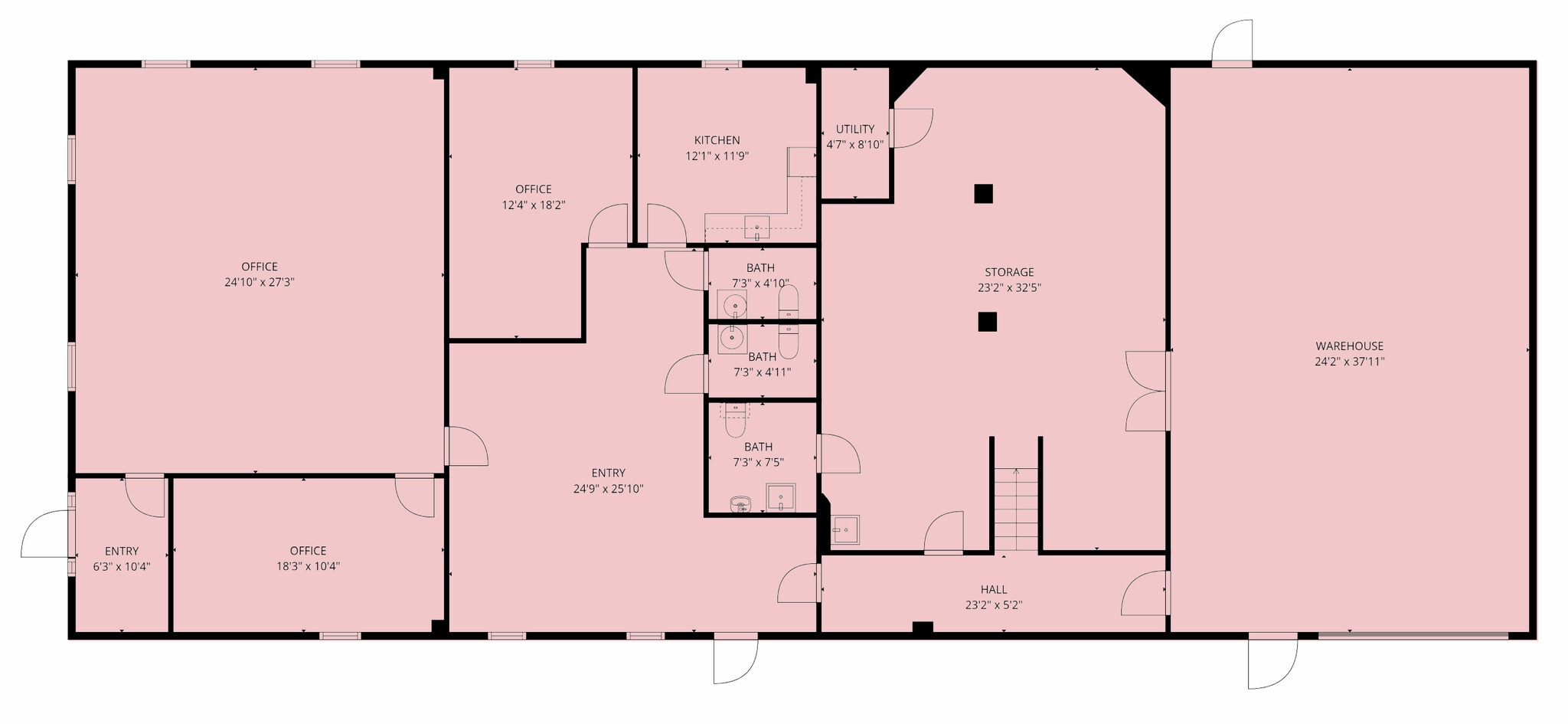 801 Coopertown Rd, Delanco, NJ for lease Floor Plan- Image 1 of 1