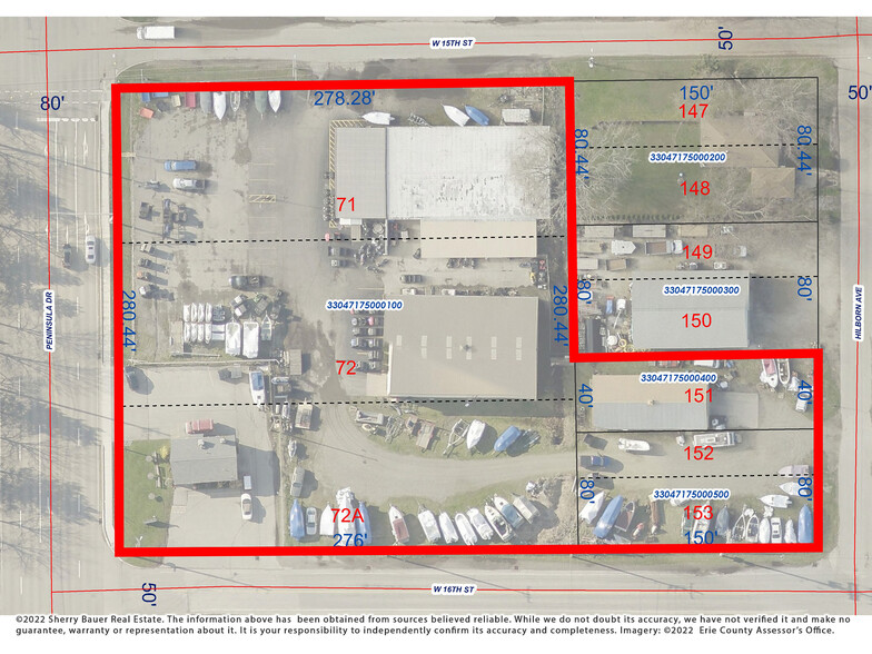 1501 Peninsula Dr, Erie, PA for lease - Plat Map - Image 1 of 6