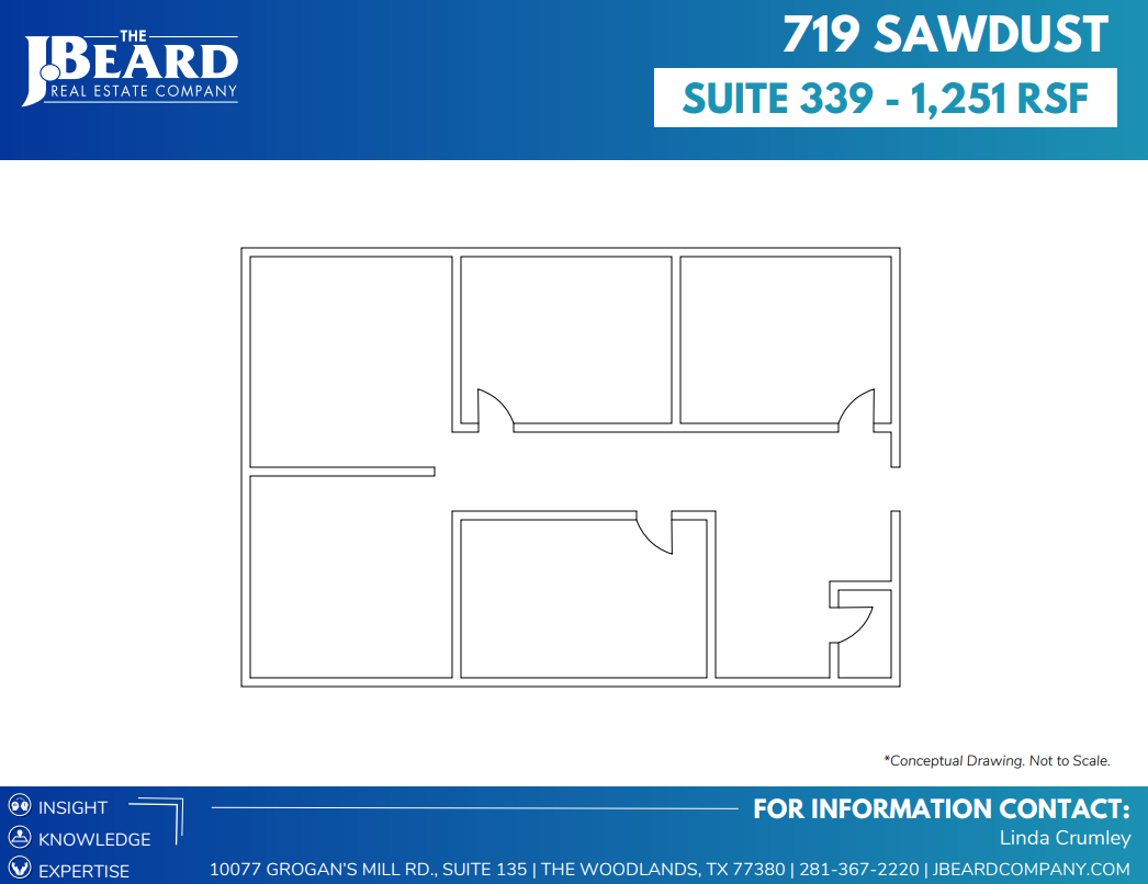 719 Sawdust Rd, The Woodlands, TX à louer Plan d  tage- Image 1 de 1