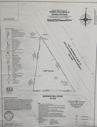 Plus de détails pour 5193 Joe Frank Harris Pky NW, Adairsville, GA - Terrain à vendre