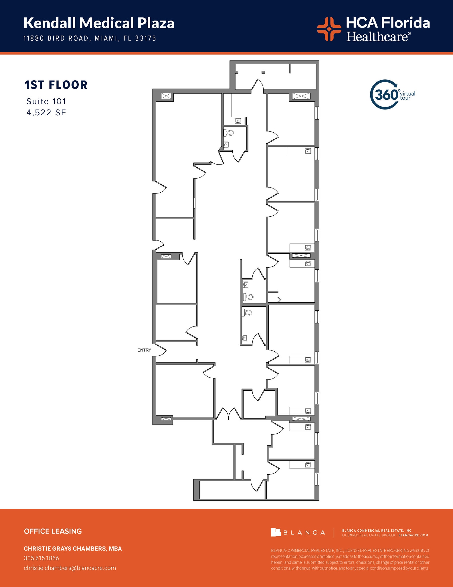 11880 Bird Rd, Miami, FL à louer Plan d’étage- Image 1 de 1