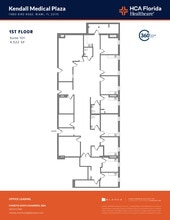 11880 Bird Rd, Miami, FL à louer Plan d’étage- Image 1 de 1