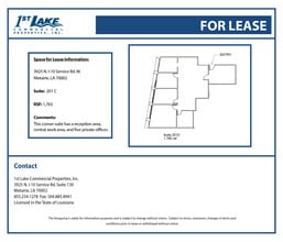3925 N I-10 Service Rd, Metairie, LA for lease Floor Plan- Image 1 of 1