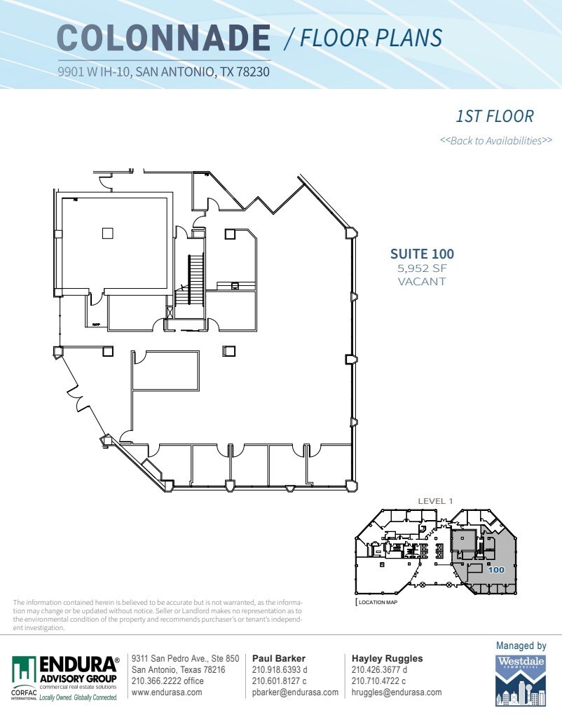 9901 W IH-10, San Antonio, TX for lease Floor Plan- Image 1 of 1