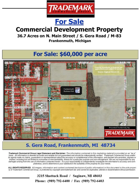 S Gera St, Frankenmuth, MI for sale - Building Photo - Image 1 of 1