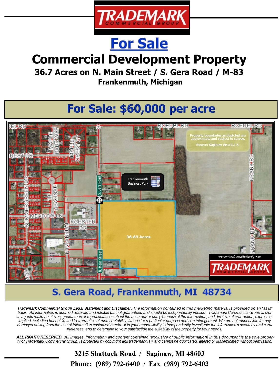 S Gera St, Frankenmuth, MI for sale Building Photo- Image 1 of 1