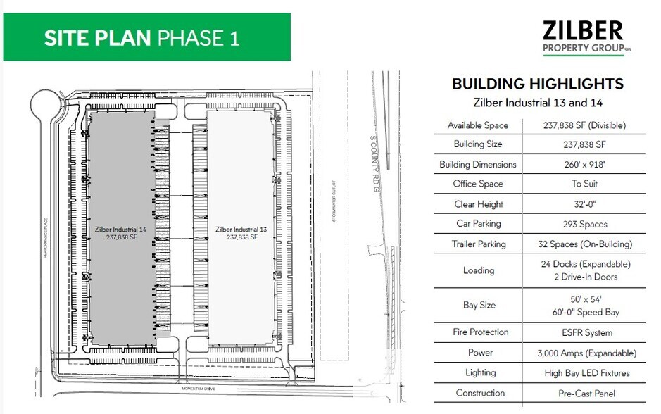 110 Momentum Dr, Janesville, WI for lease - Building Photo - Image 2 of 2